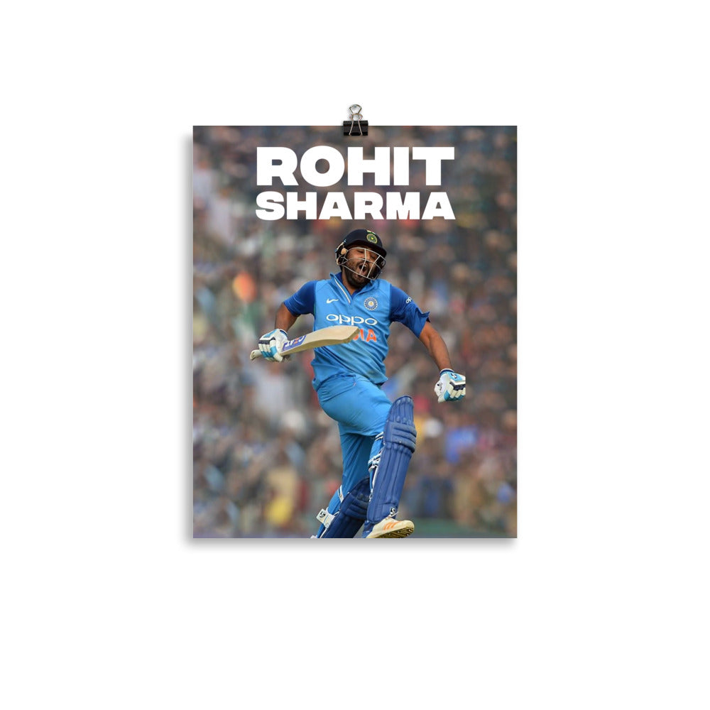 Rohit Sharma Cricket Poster