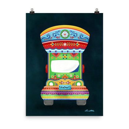 Pakistani Truck Art Desi Print